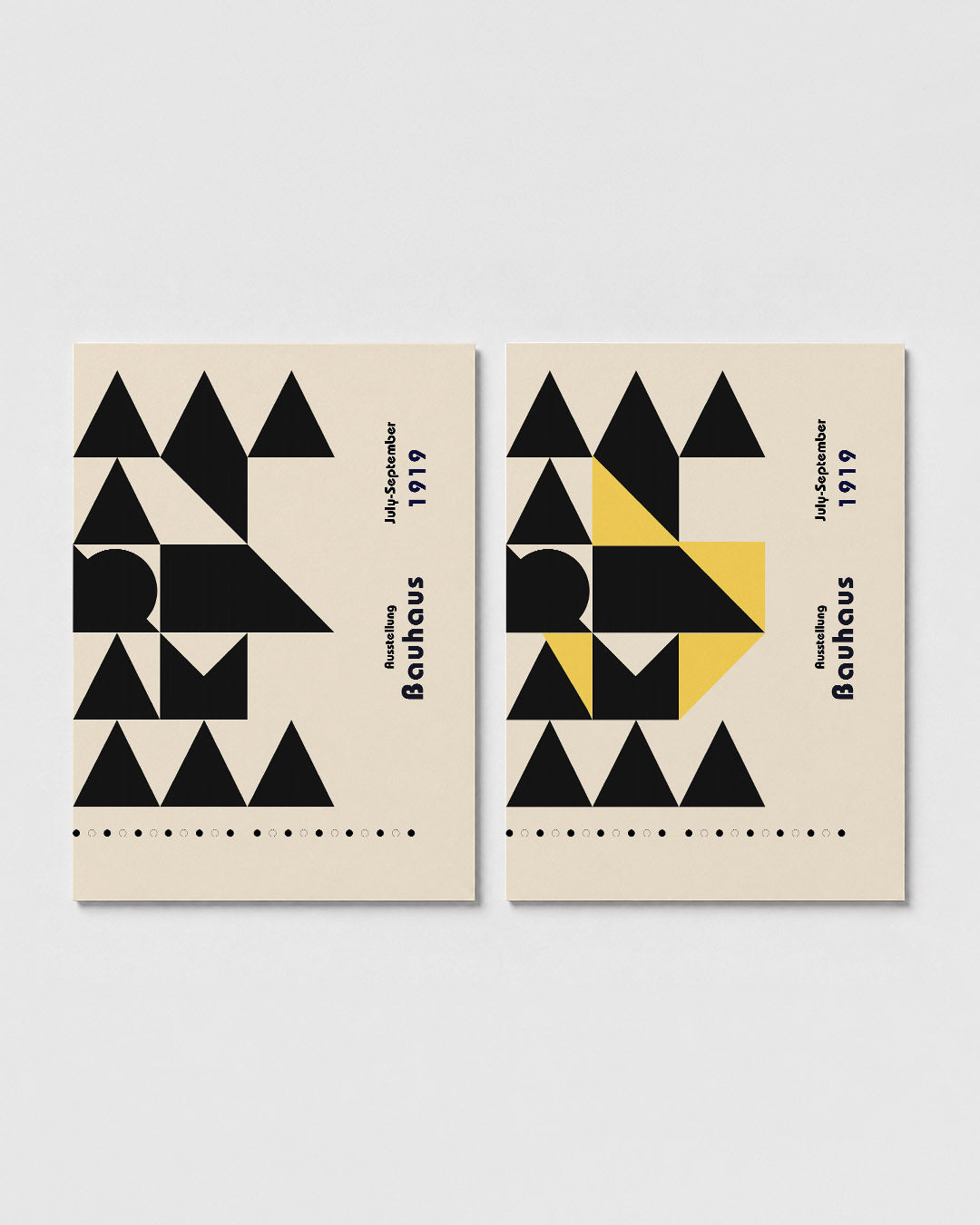 Vormen en vlakken Posterset