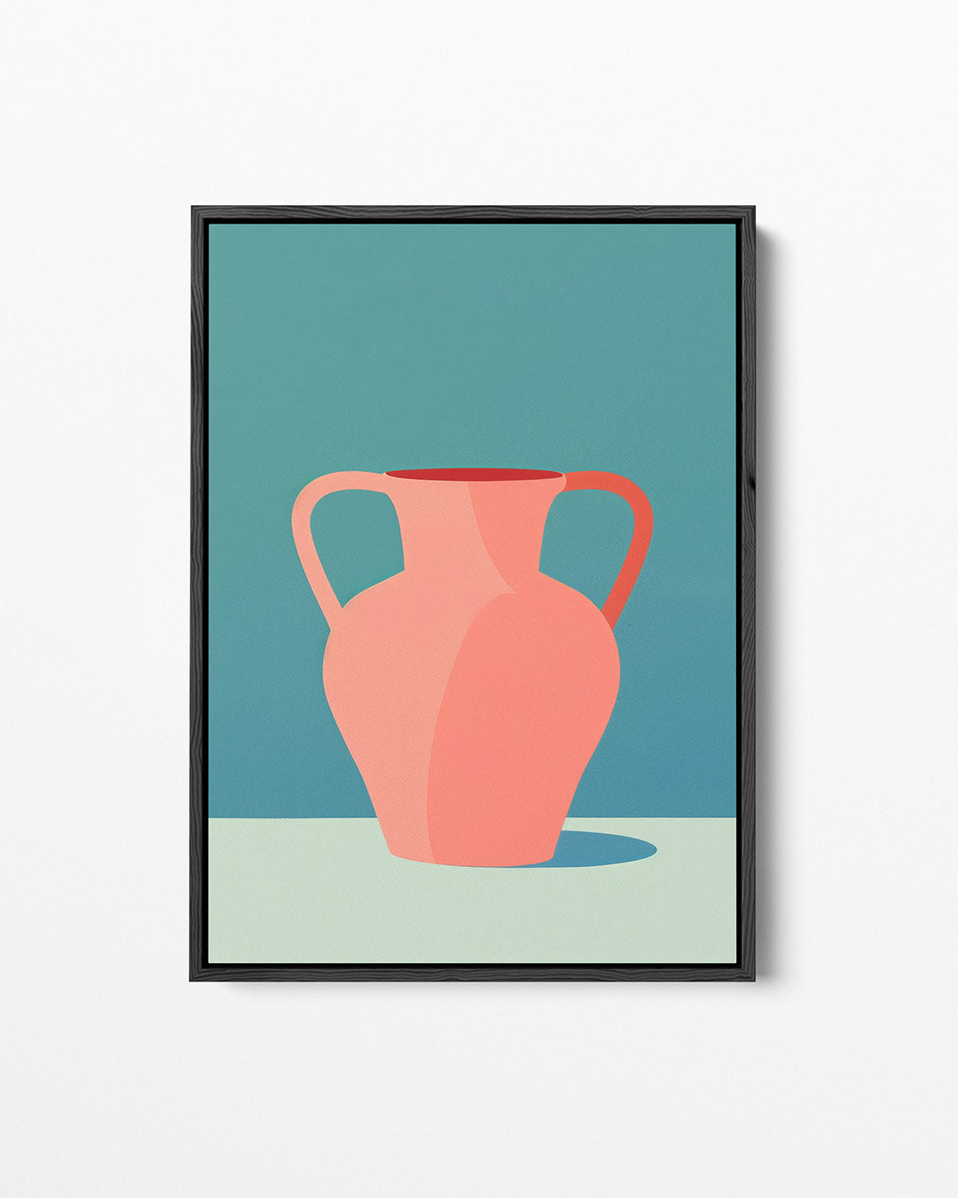 Vaas met schaduw Kunstwerk