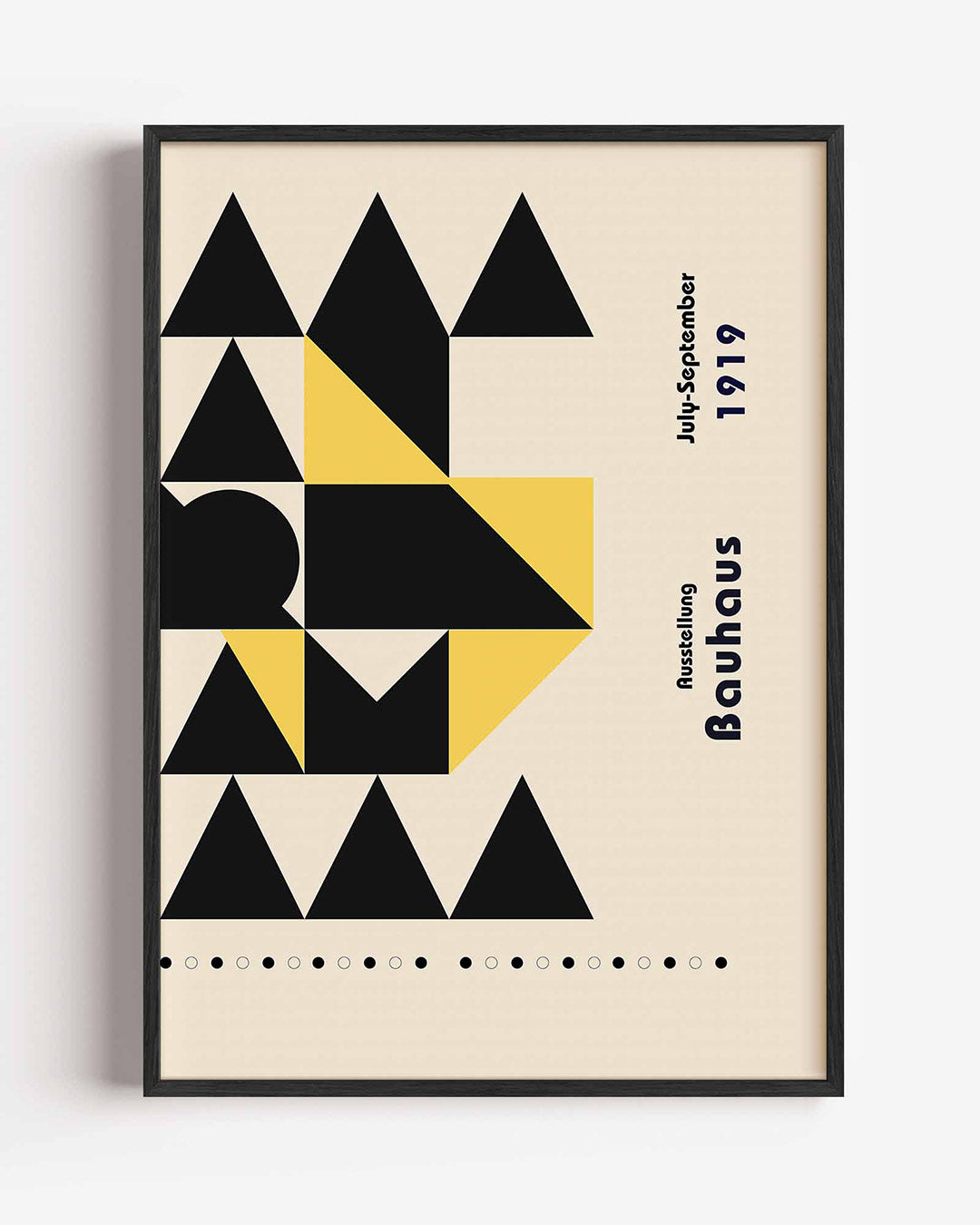Geometrische vlakverdeling Poster