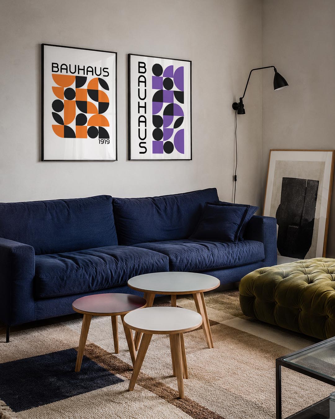 Vormen en kleurvlakken Posterset