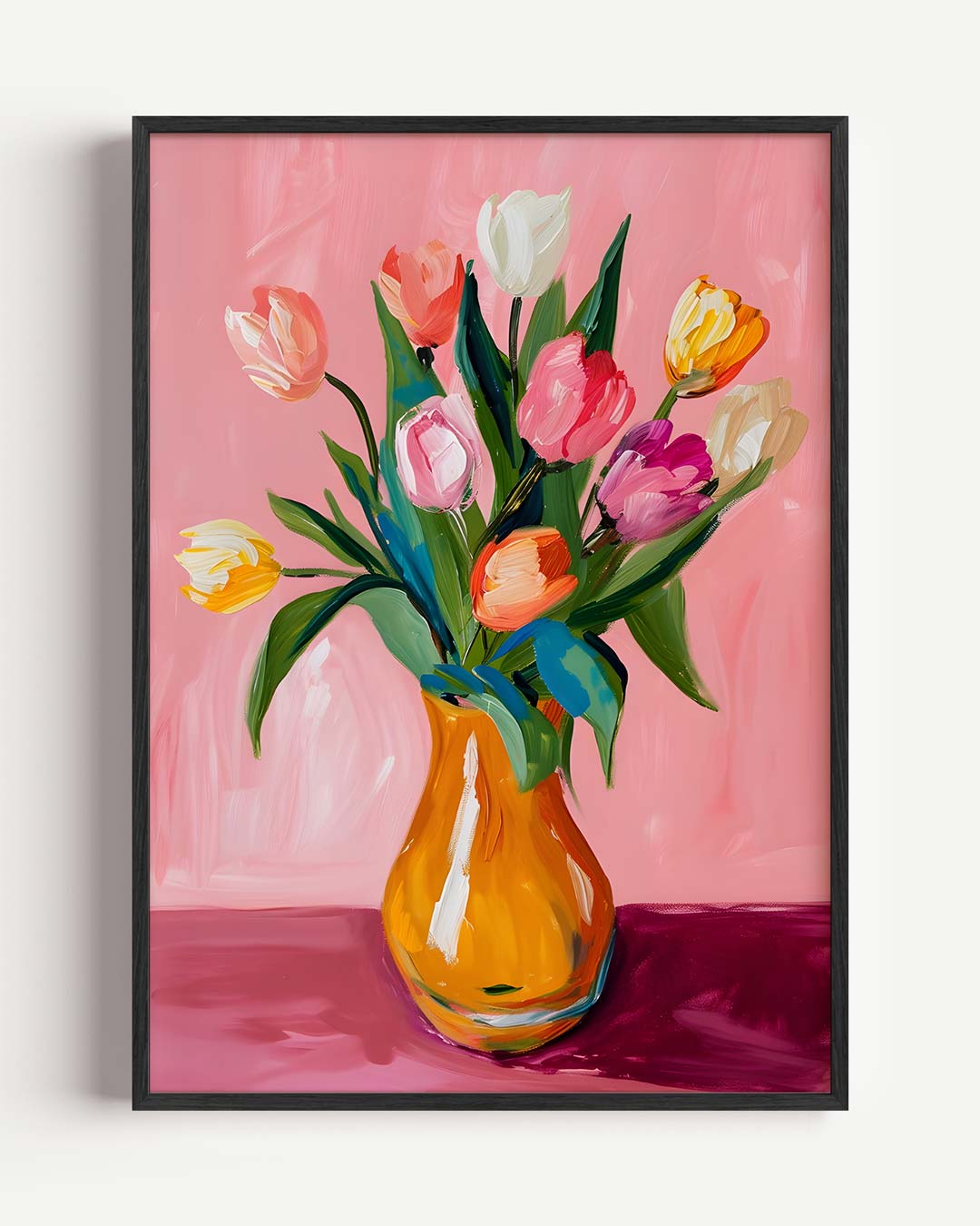 Bloemenpracht in Vaas Poster-WallArtistic