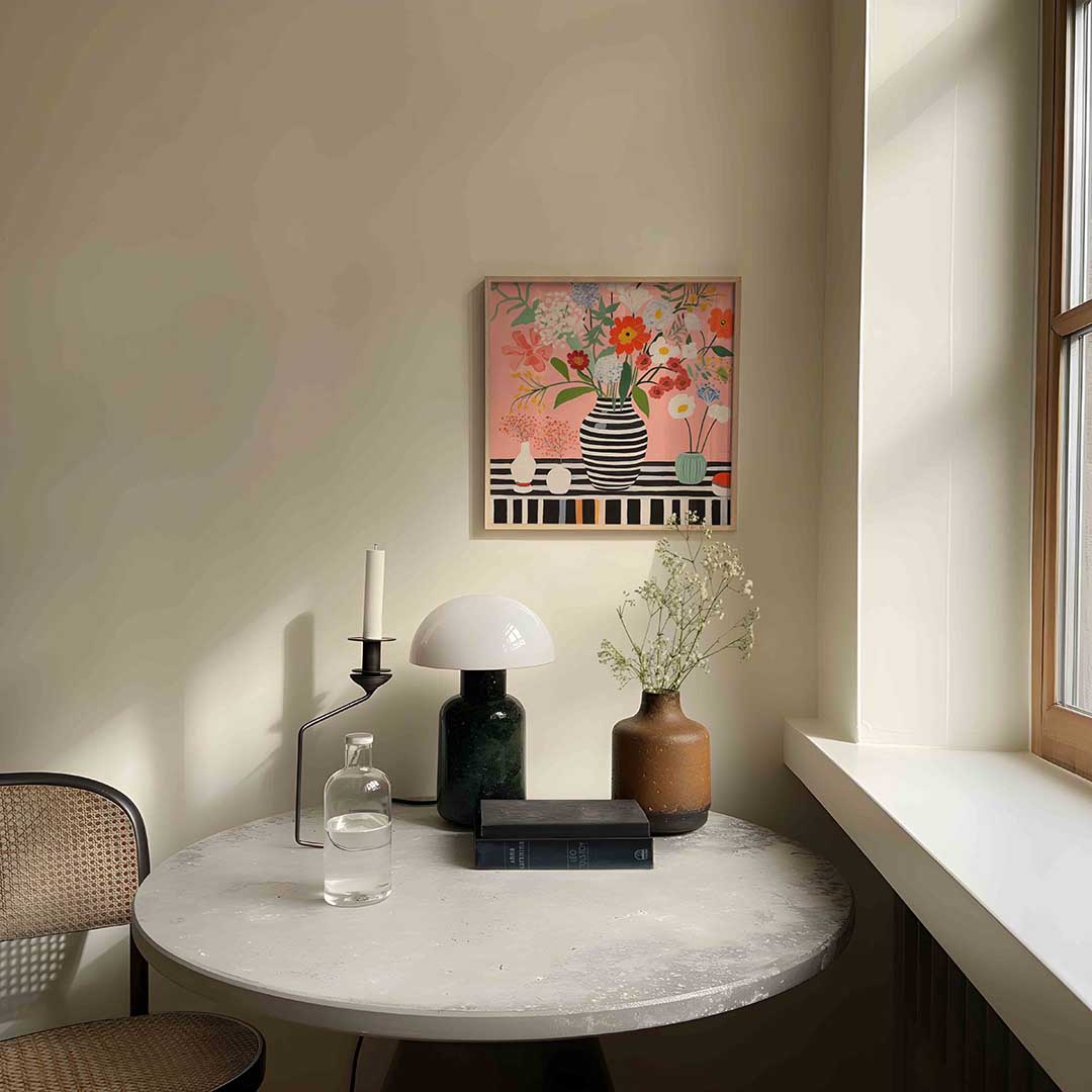 Bloemen in vazen Poster
