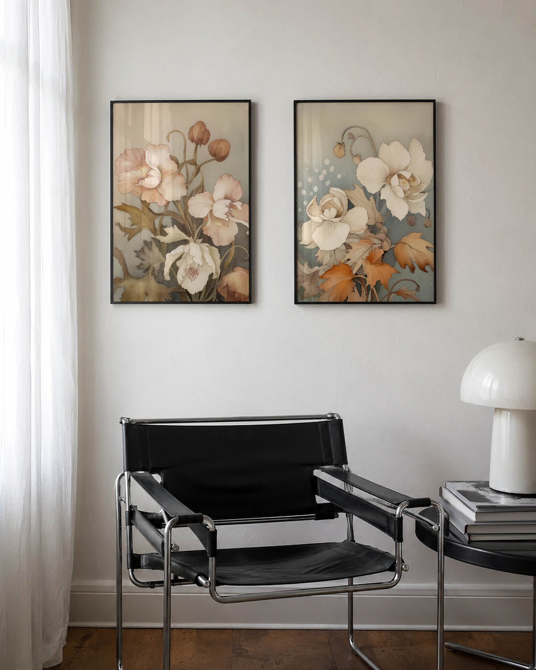 Bloemrijke sereniteit Posterset