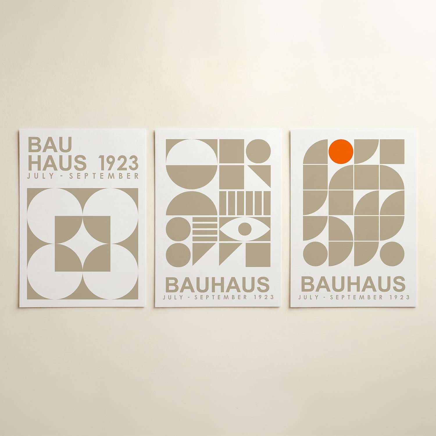 Vormen en vlakken Posterset