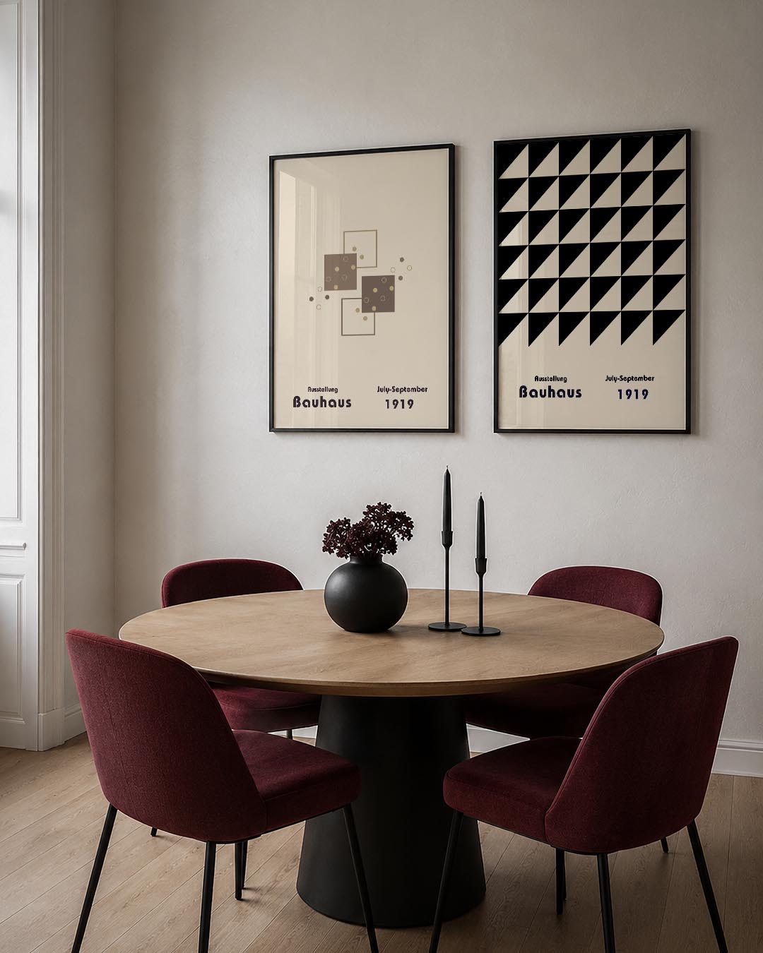 Vorm en kleurenspel Posterset