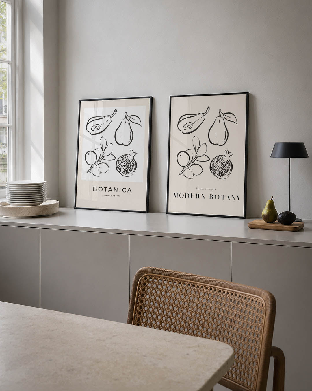Fruitige lijnenspel Posterset