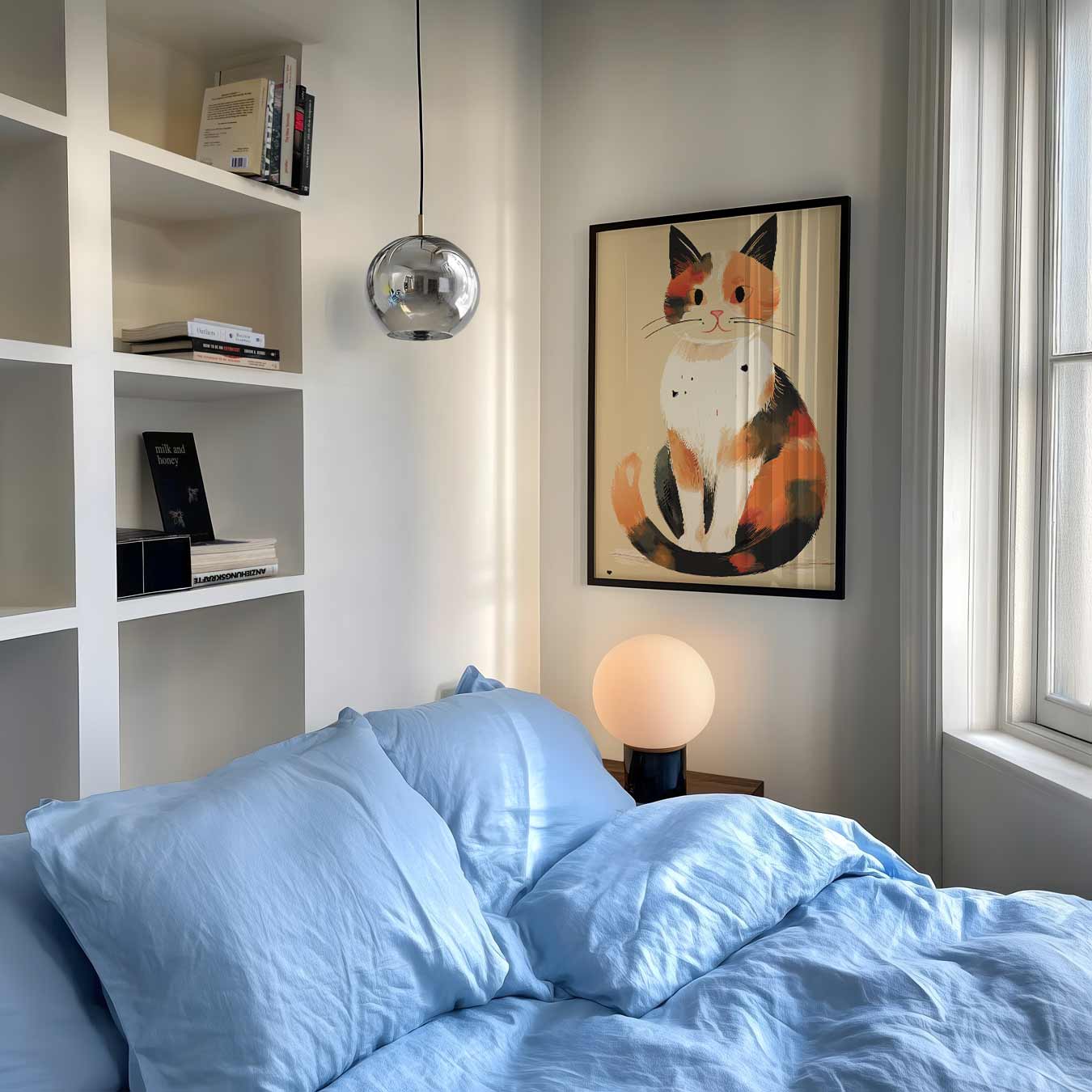 Schattige Kattenkunst Poster-WallArtistic
