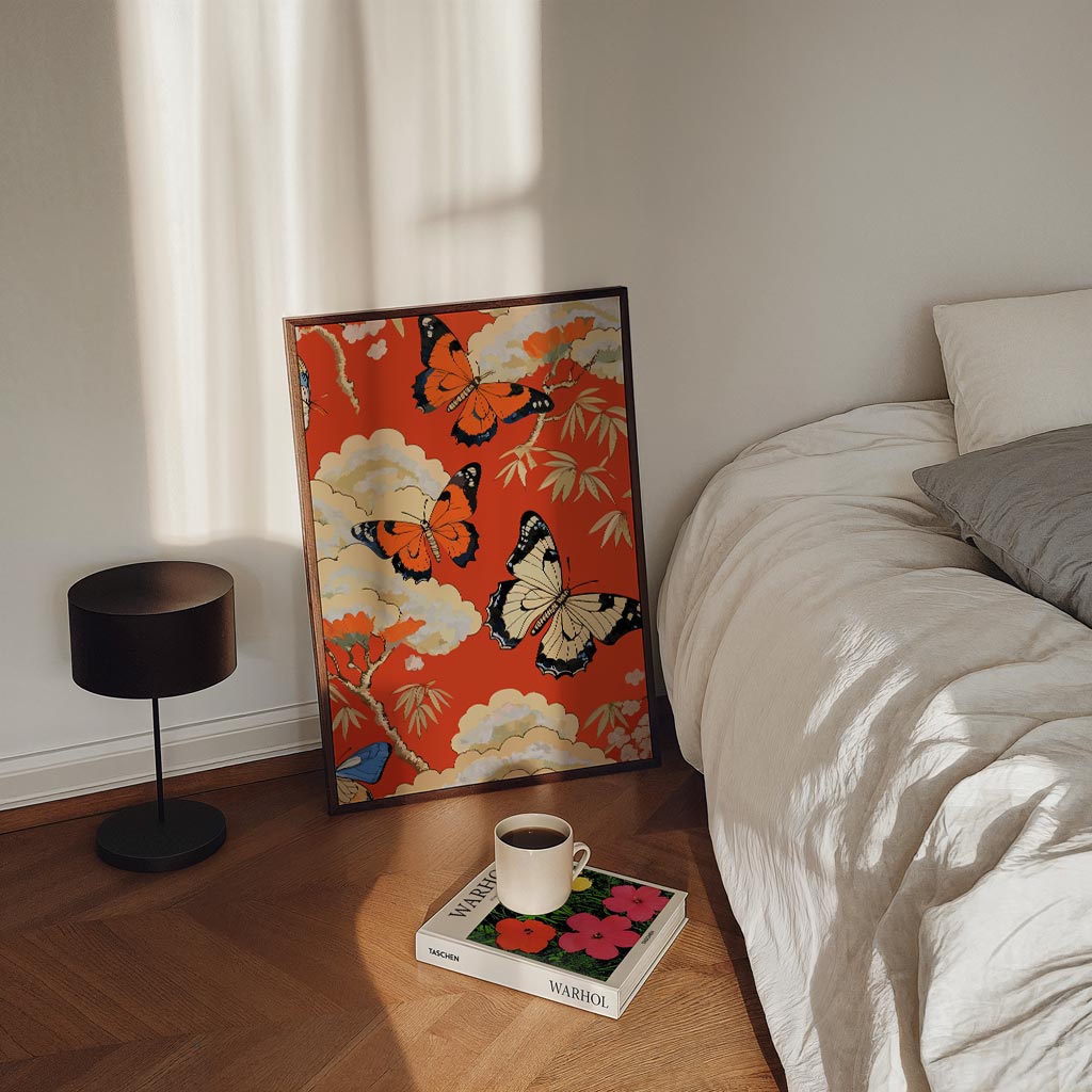 Vlinders in de Lucht Poster-WallArtistic