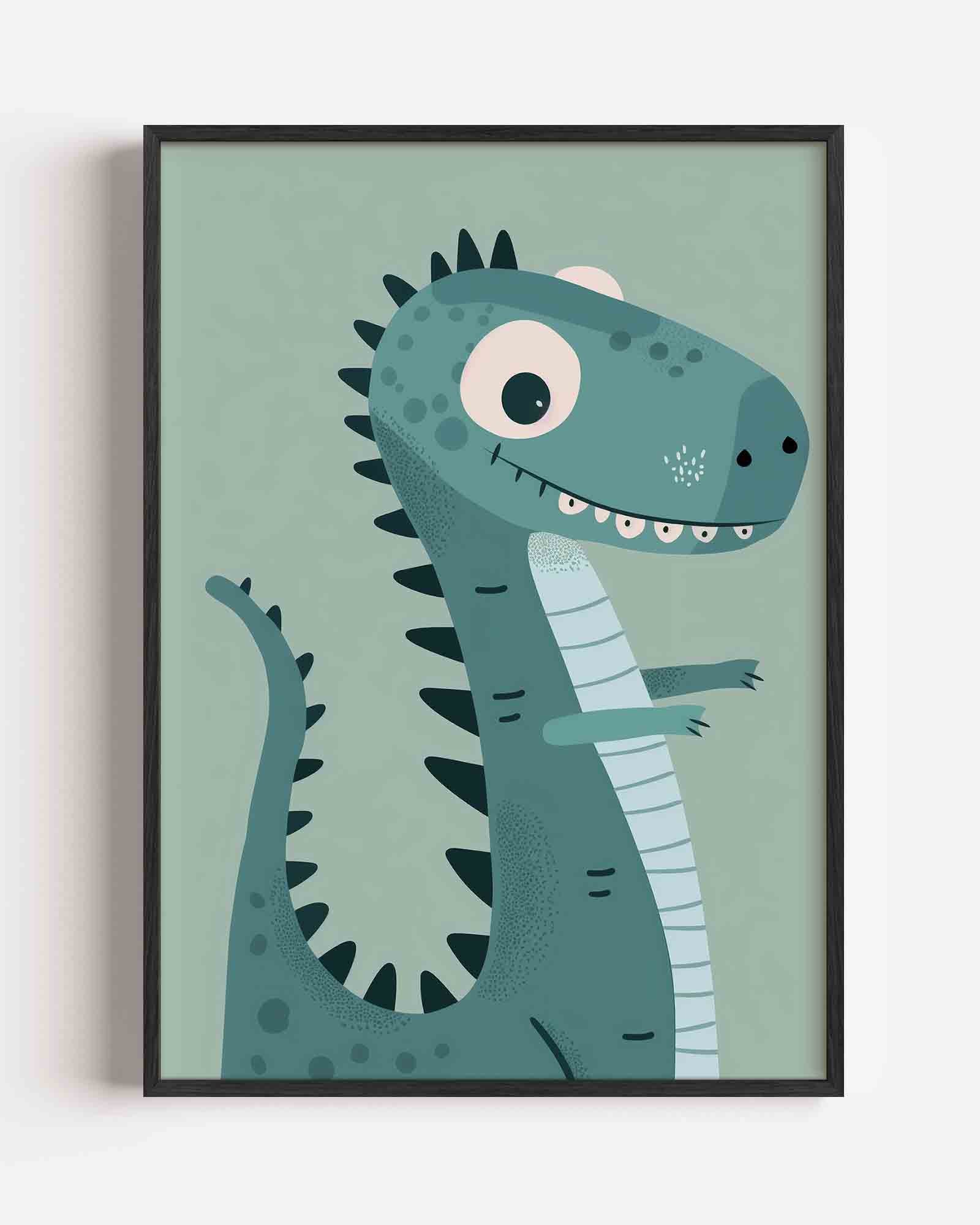 Dinosaurus illustratie Poster