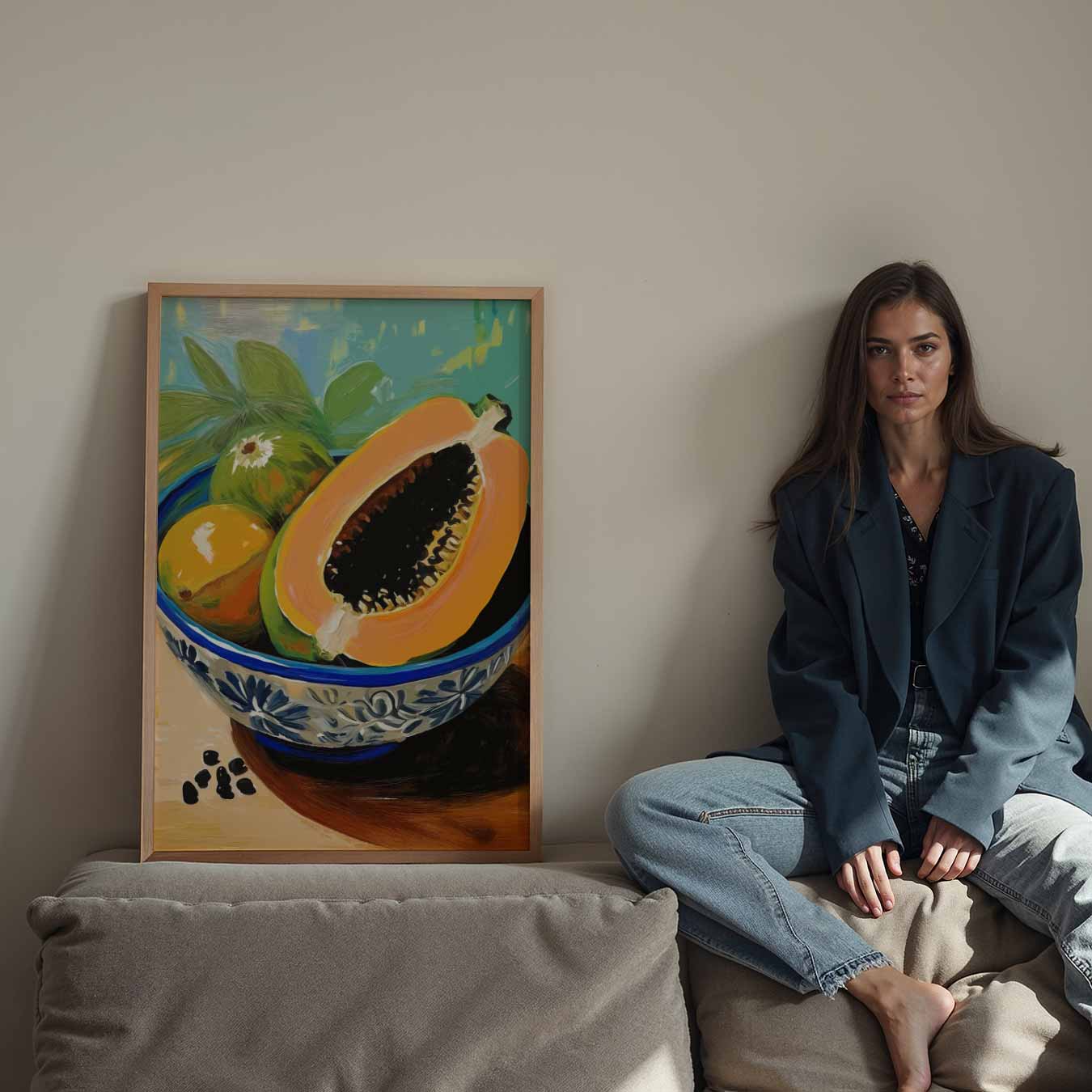 Tropisch Fruit Stilleven Poster-WallArtistic