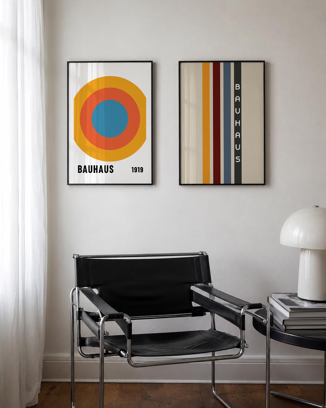 Cirkelvormige kleurvlakken Posterset