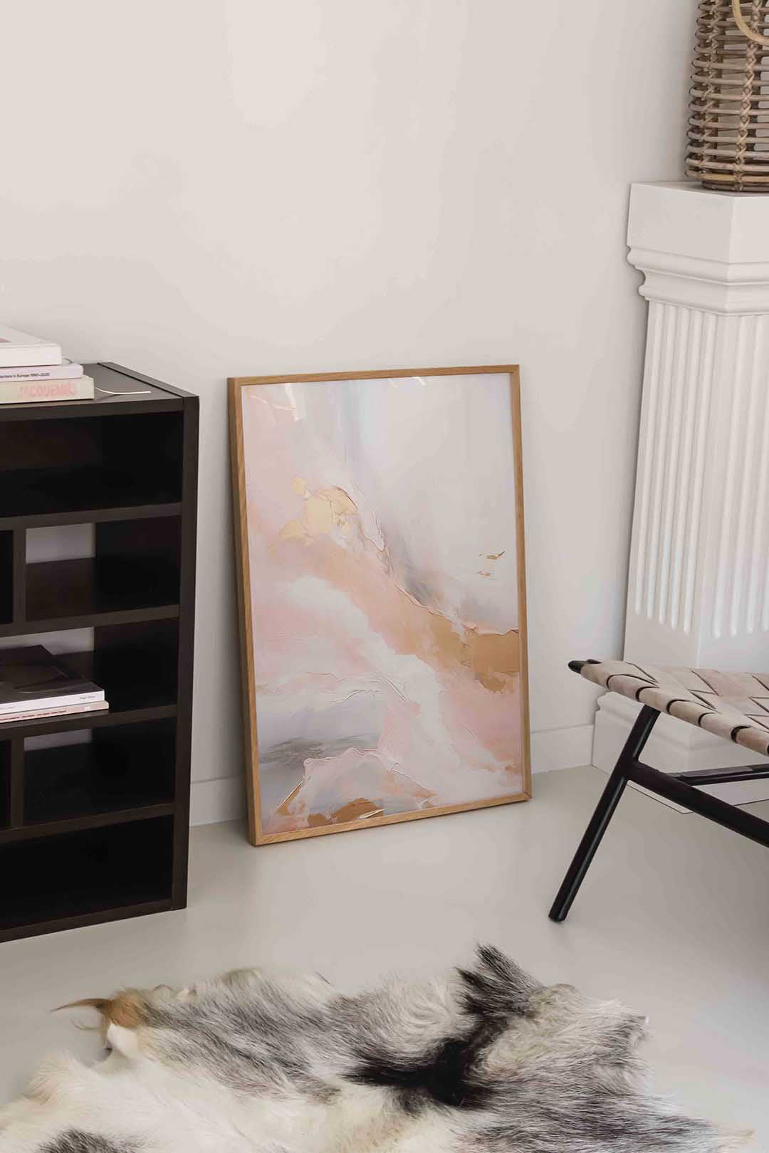 Abstracte pastel Poster
