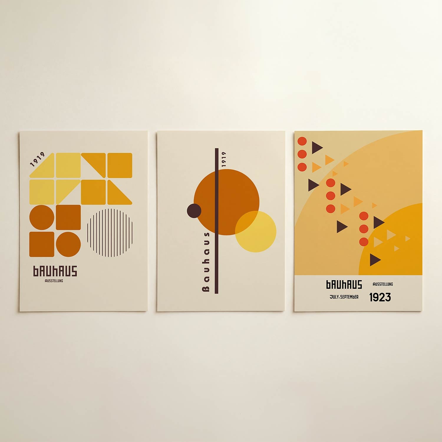 Vormen en vlakkenspel Posterset