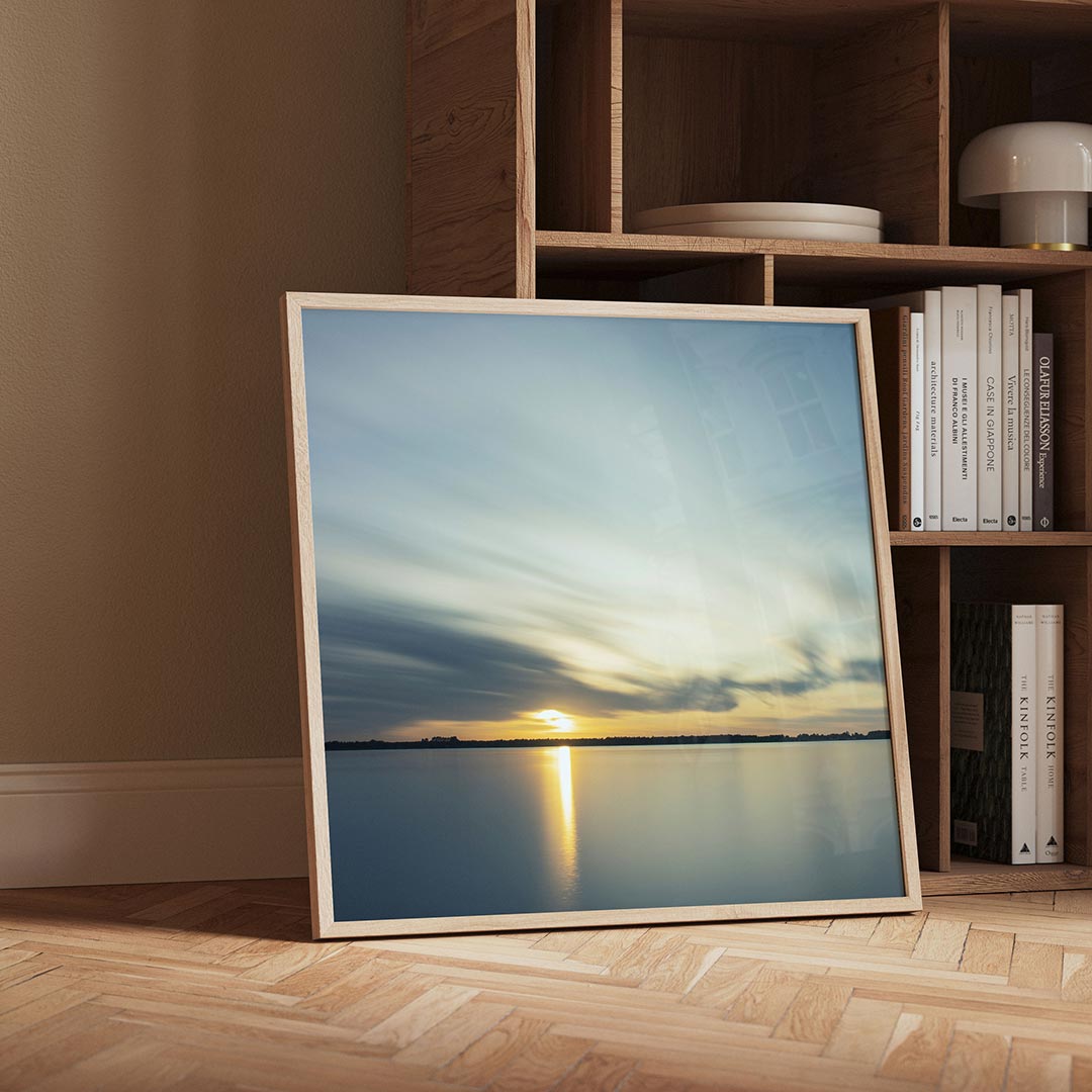 Rustige zonsondergang Poster