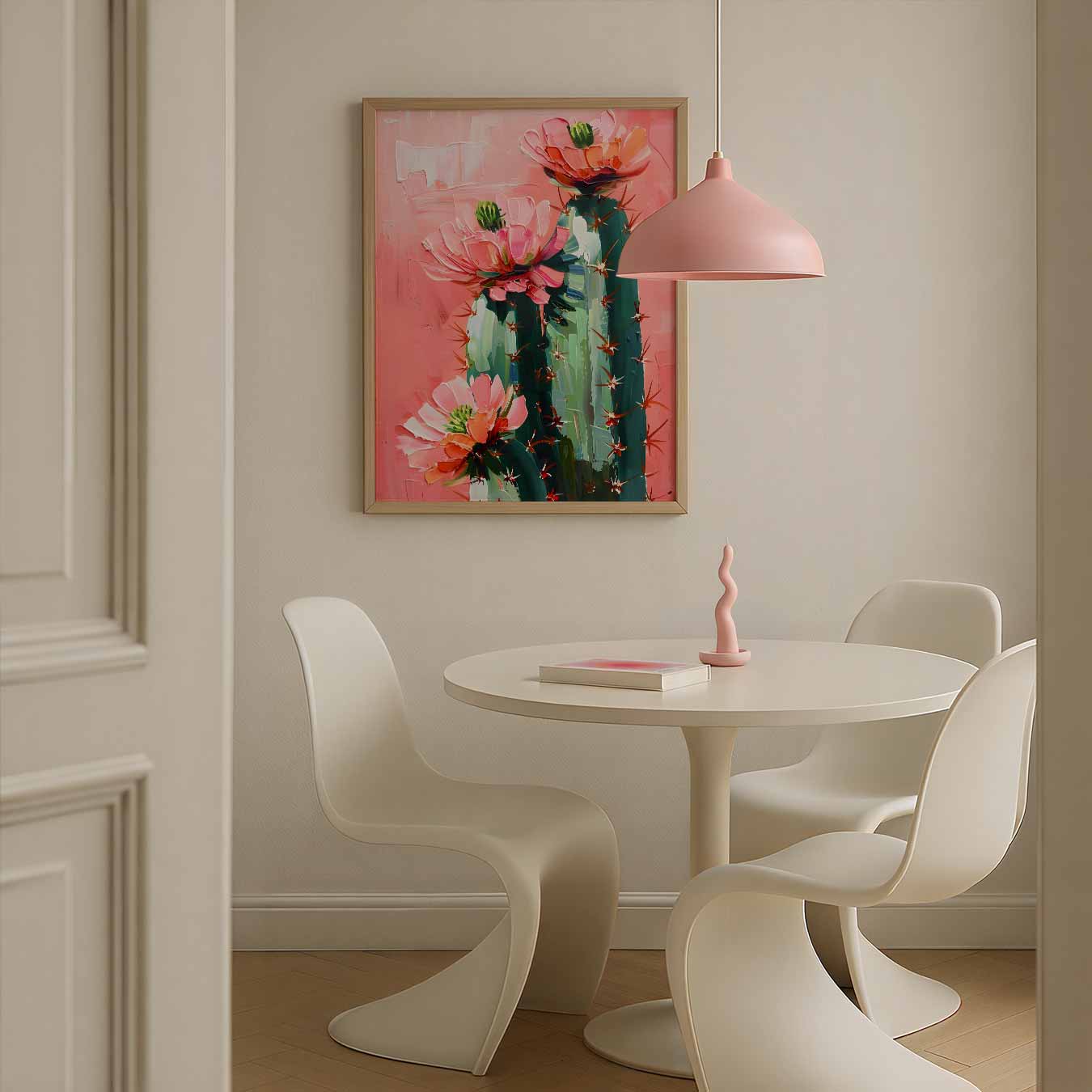 Bloeiende Cactus Droom Poster-WallArtistic