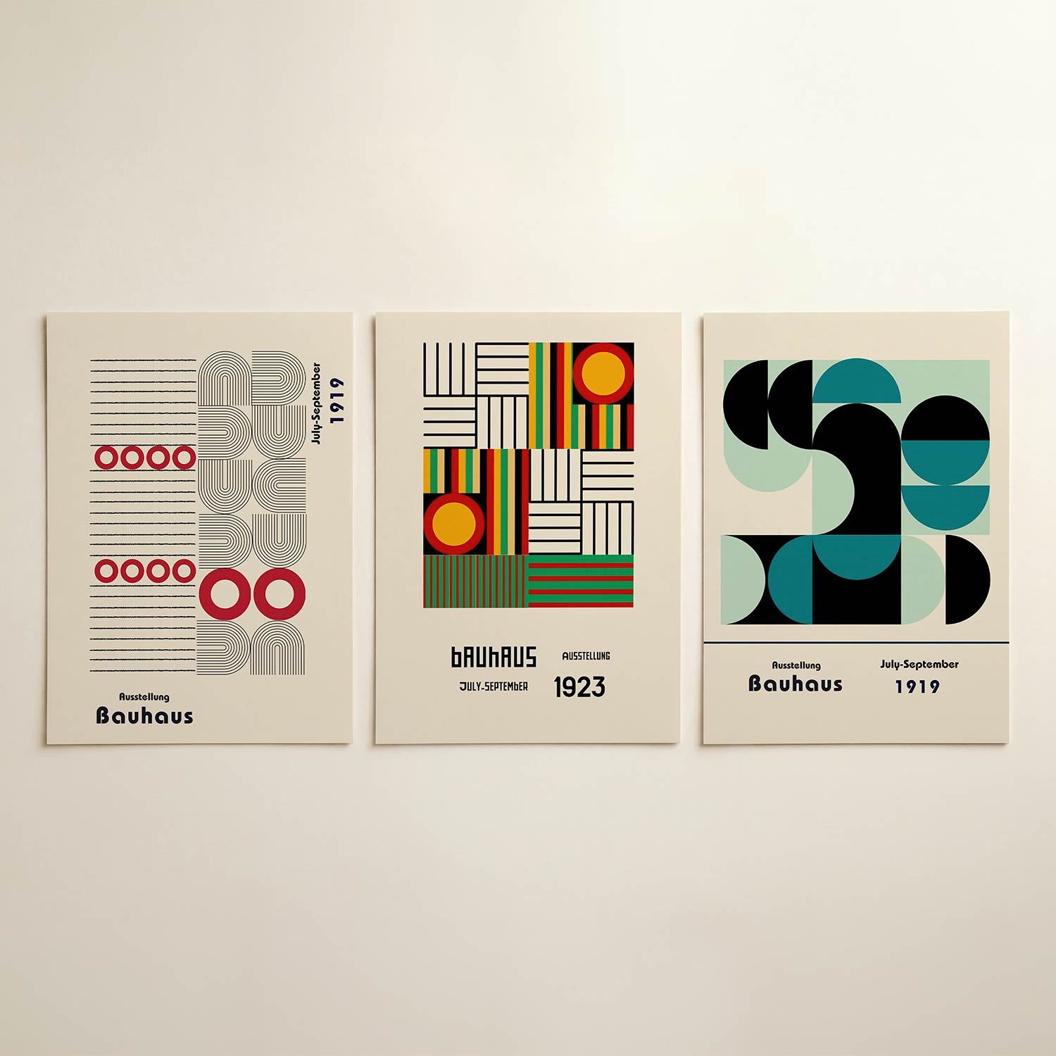 Lijnen en ringen Posterset