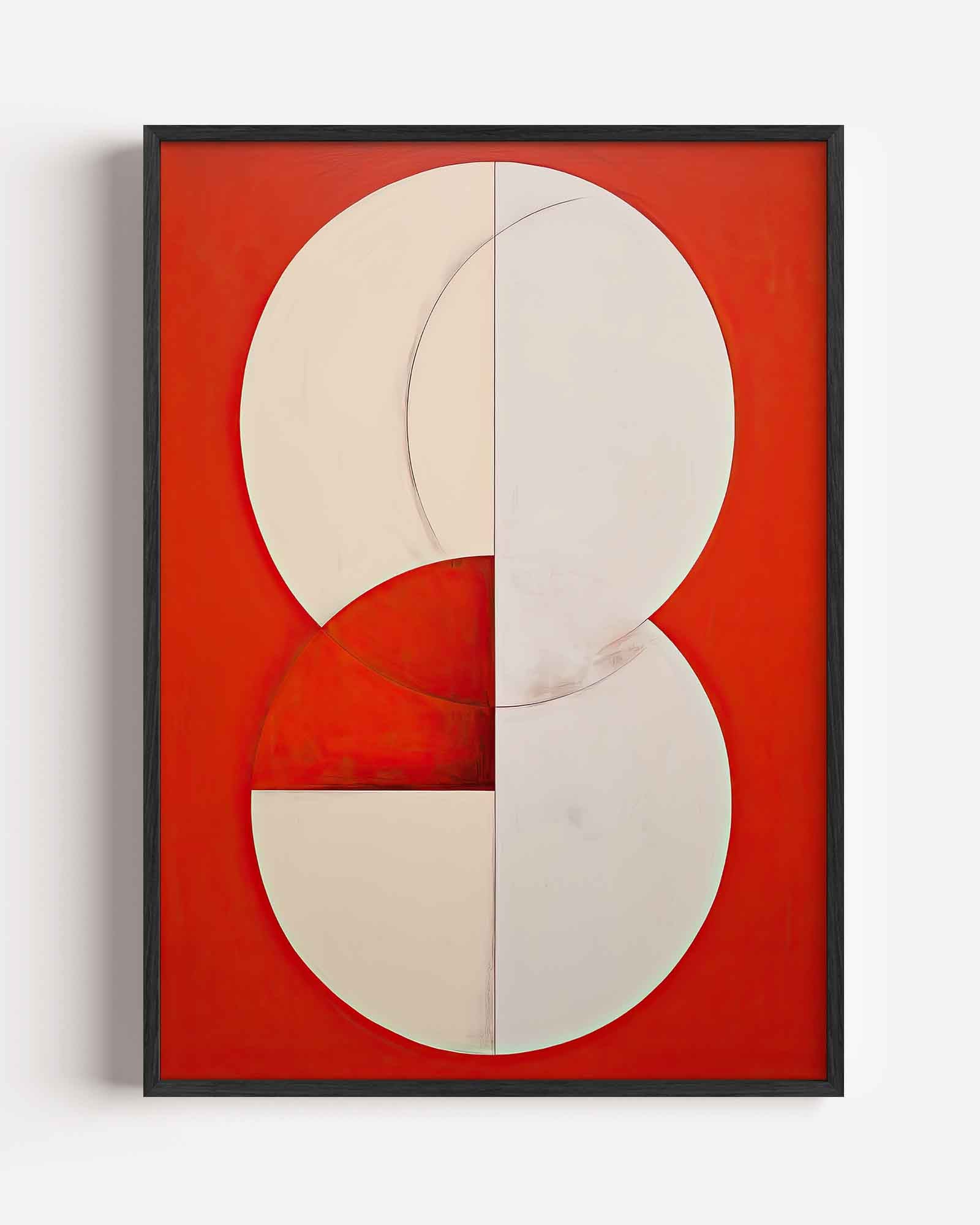 Abstracte cirkels Poster