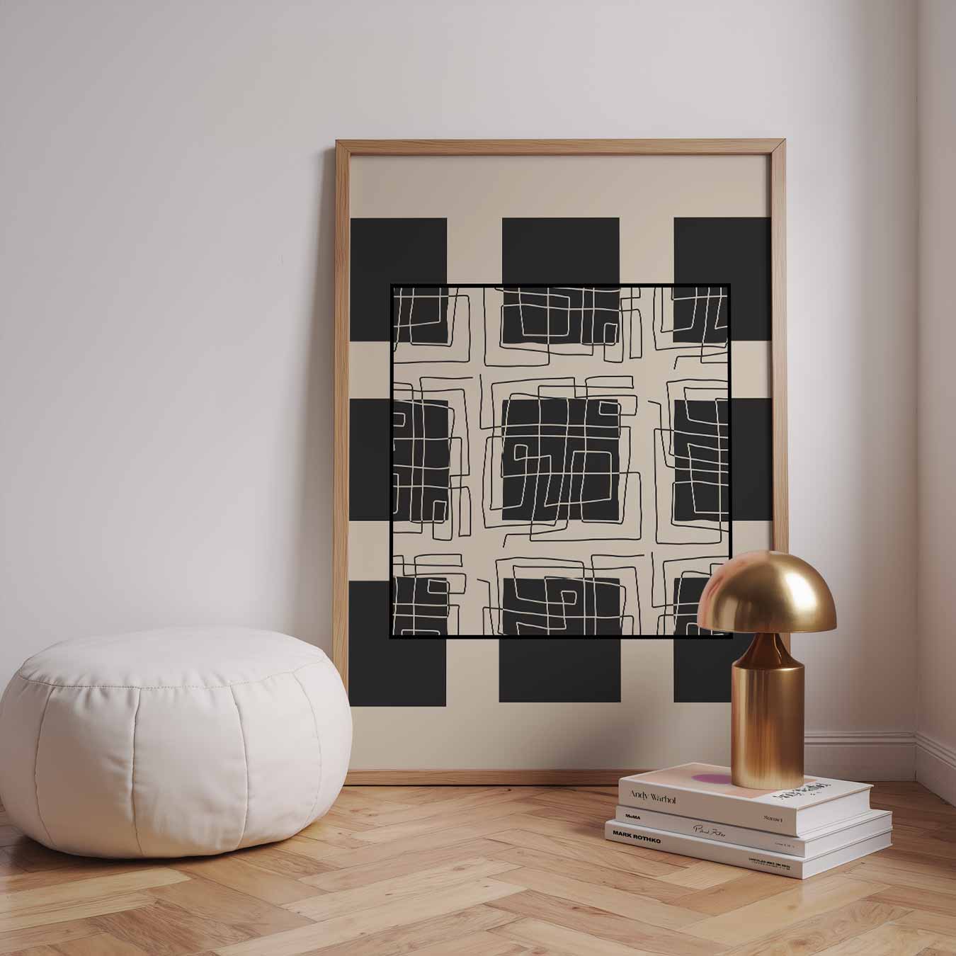 Modern Abstracte Kunstposter-WallArtistic