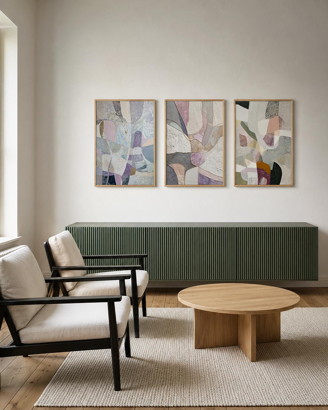 Vorm en kleurenspel Posterset