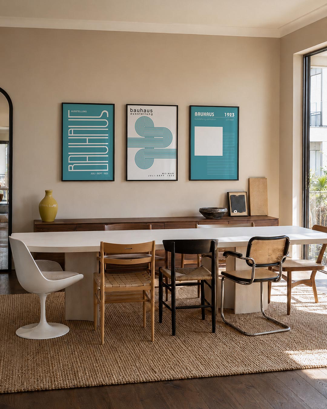 Lijnen en kleurvlakken Posterset