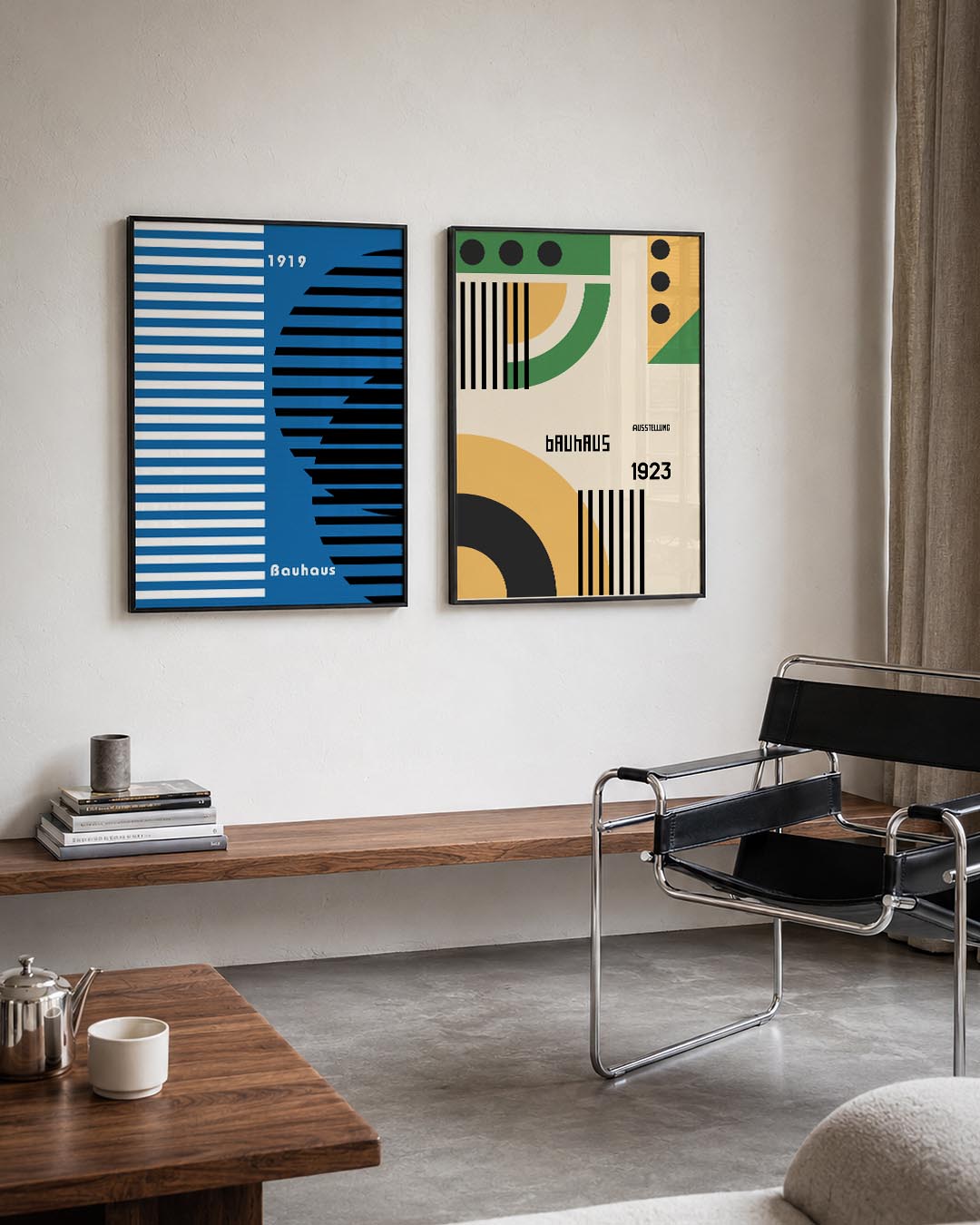 Lijnen en kleurvlakken Posterset