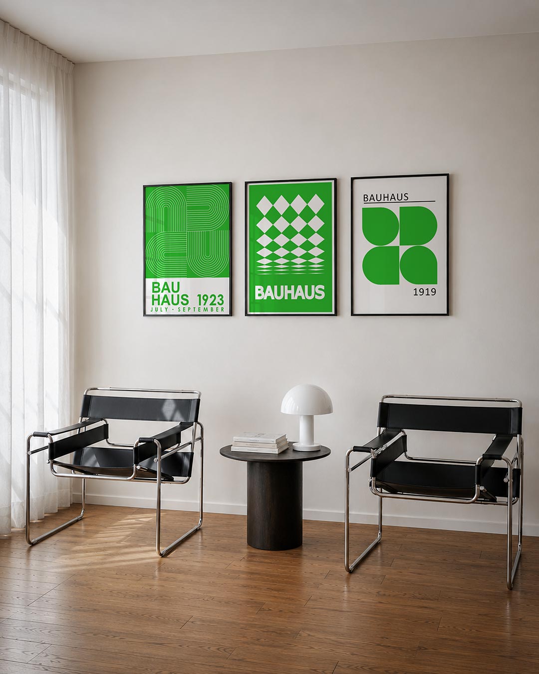 Lijnen en kleurvlakken Posterset