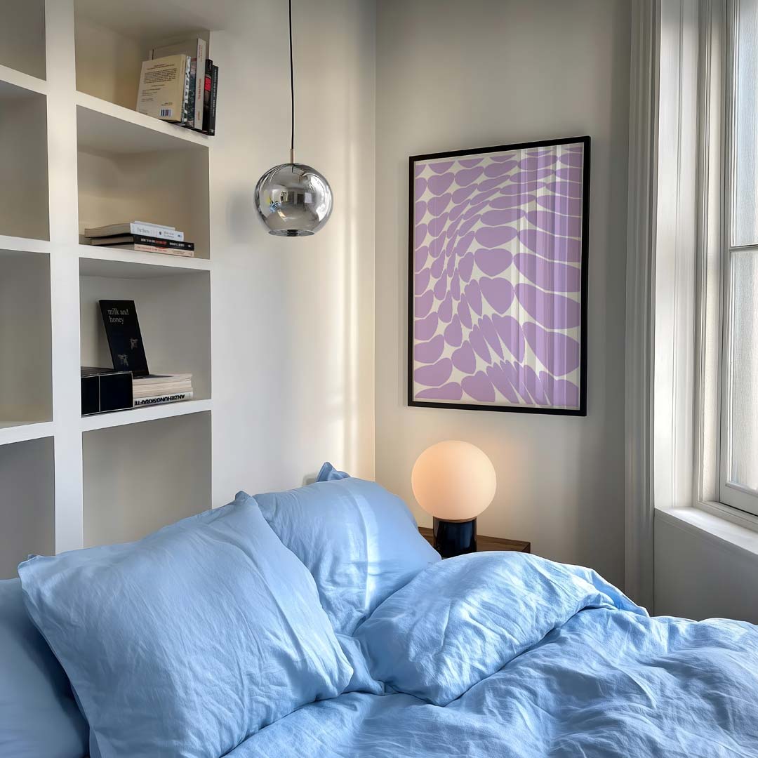 Liefdevolle Hartspiralen Poster-WallArtistic