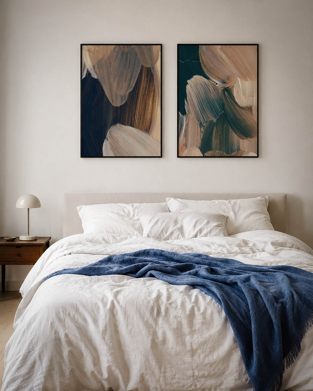 Vloeiende kleurvlakken Posterset