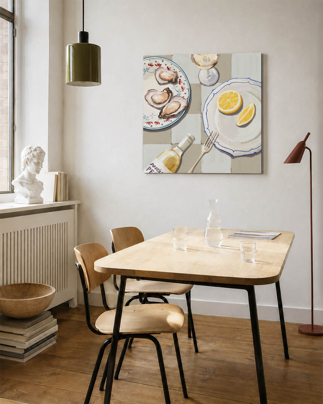 Eettafel compositie Kunstwerk