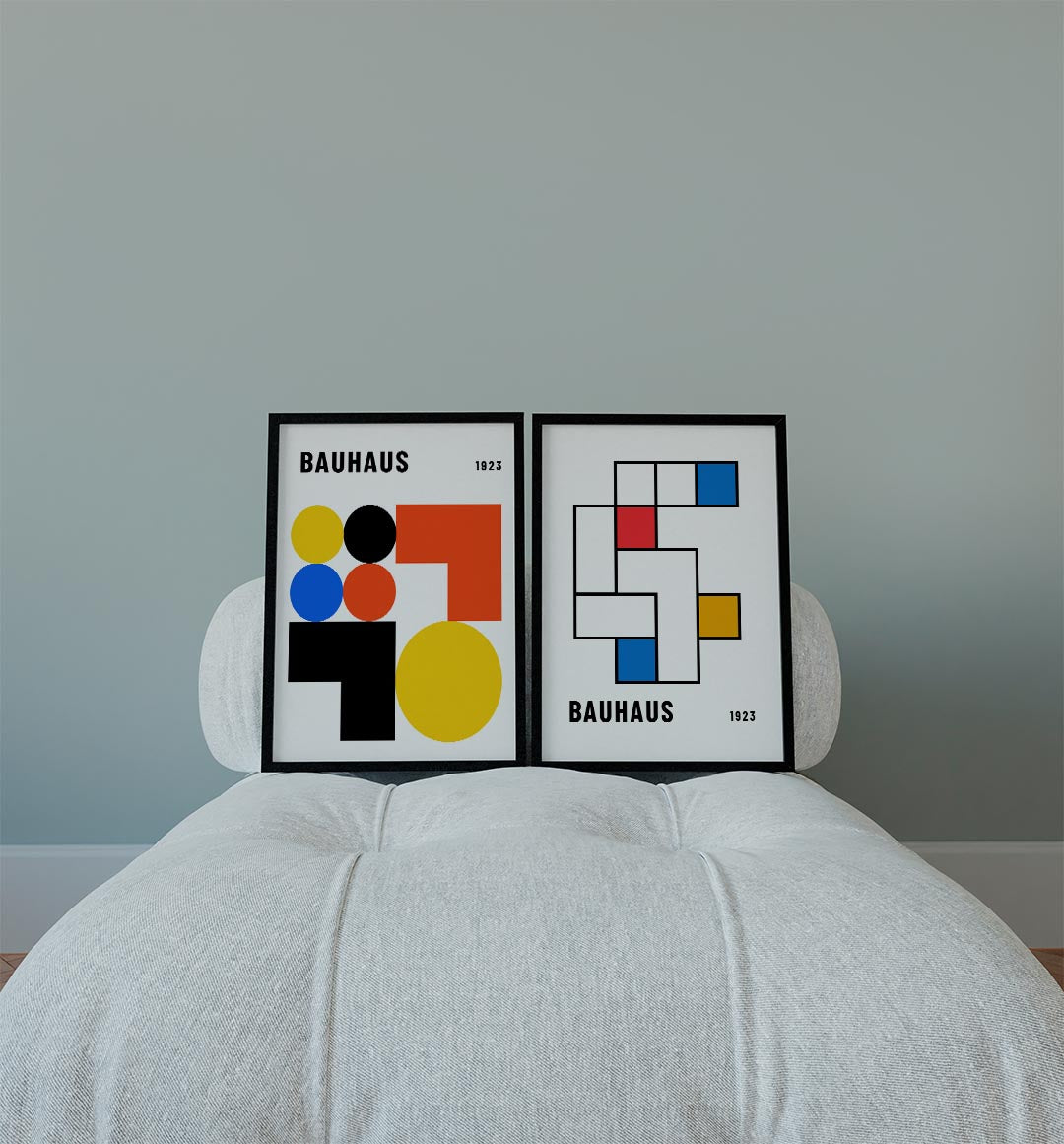 Vormen en kleurvlakken Posterset