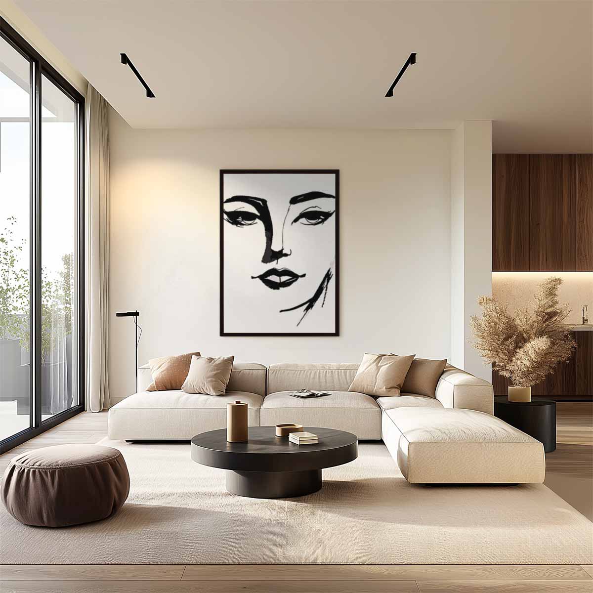 Minimalistische wanddecoratie: rust creëren met kunst