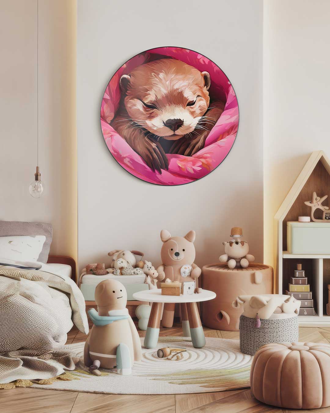 Schattige Ottermuurcirkel-WallArtistic