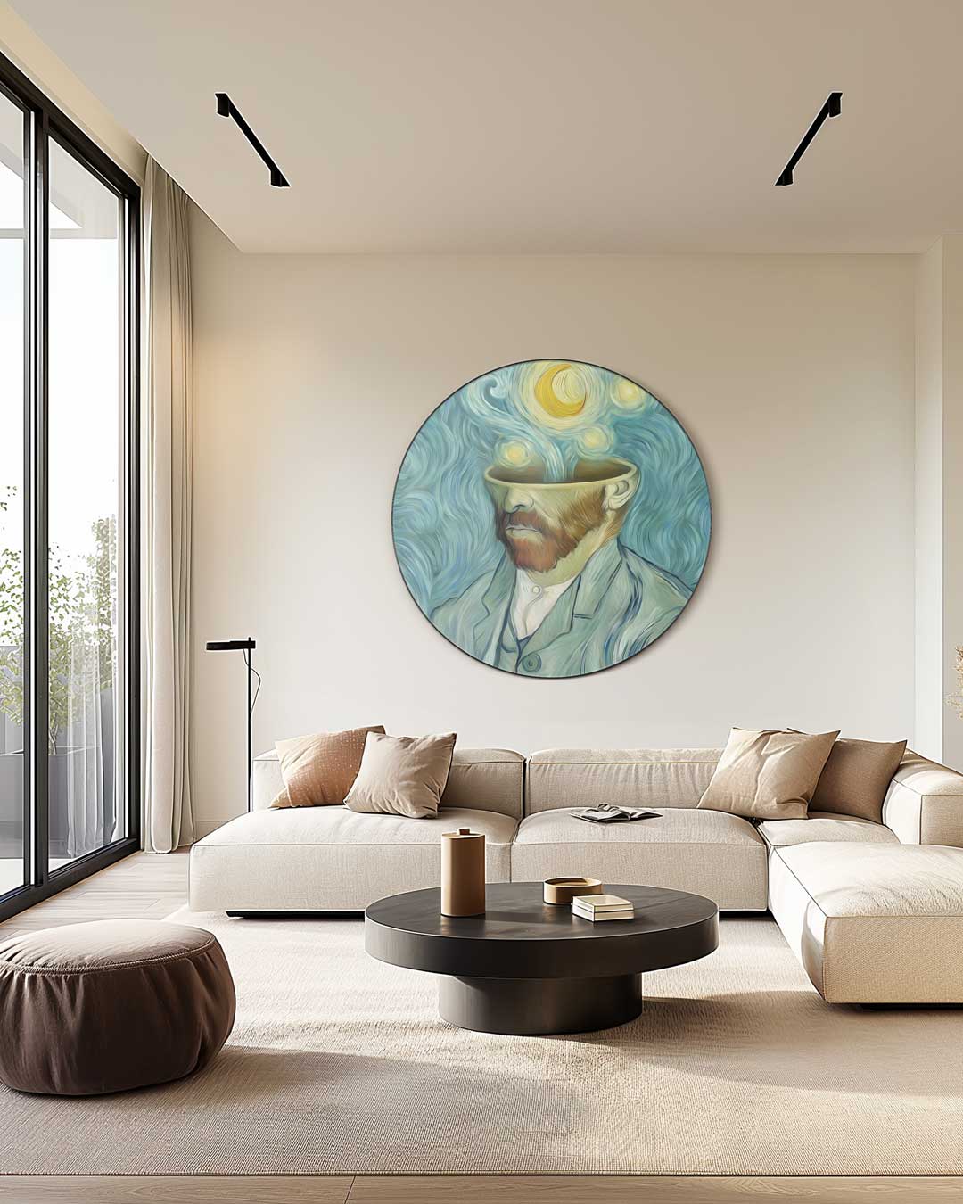 Dromerige Van Gogh Muurcirkel-WallArtistic