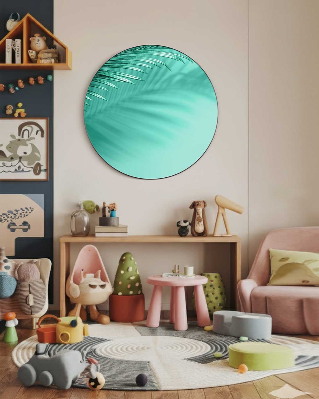 Tropical Vibes Muurcirkel-WallArtistic