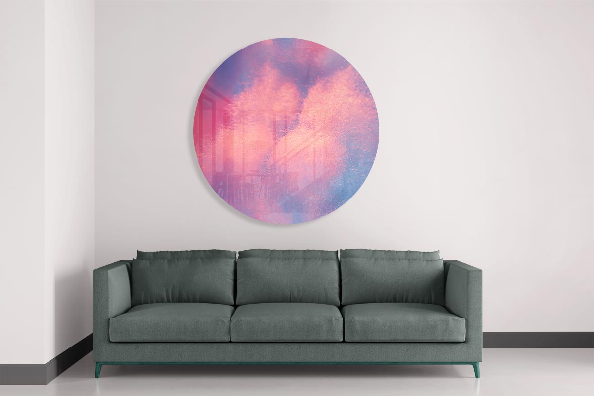 Pastel Dromerige Muurcirkel-WallArtistic