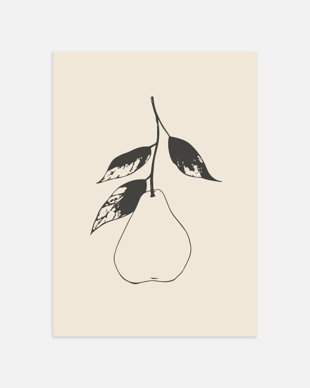 Galerie naturelle abstracte peer Poster