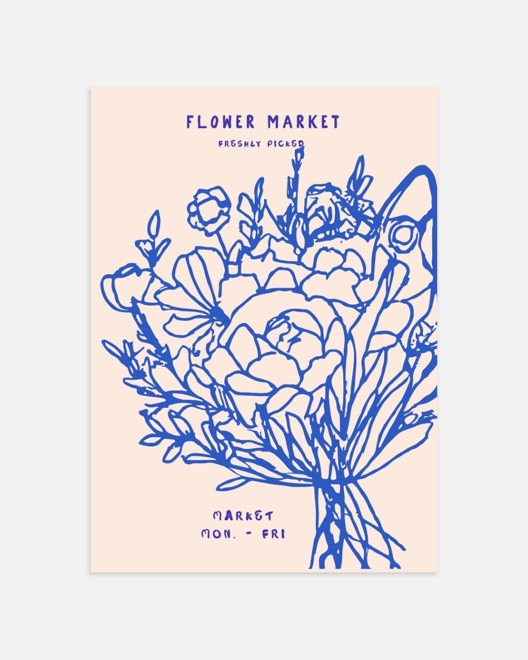 Flower market Poster