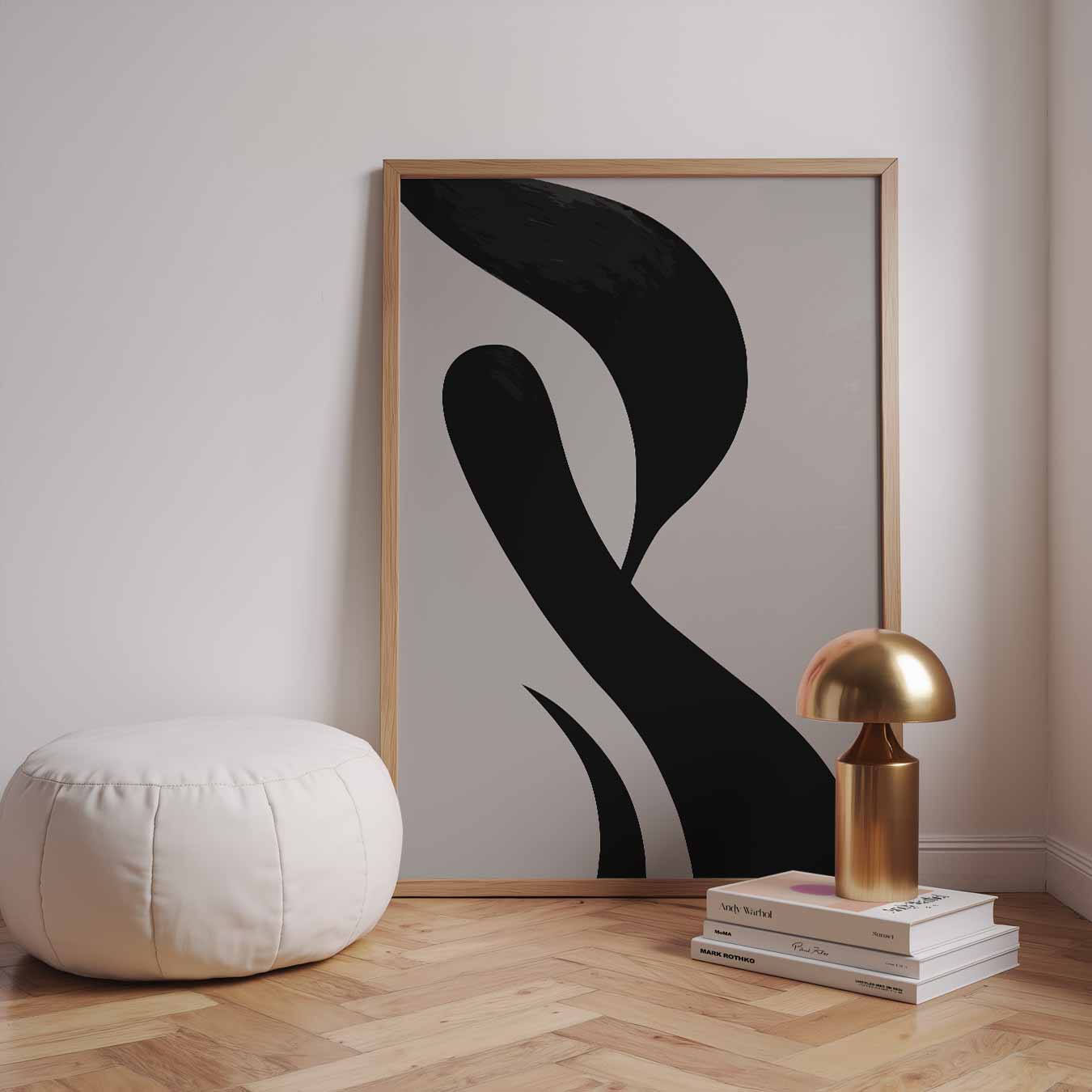 Elegant Abstracte Kunstposter-WallArtistic