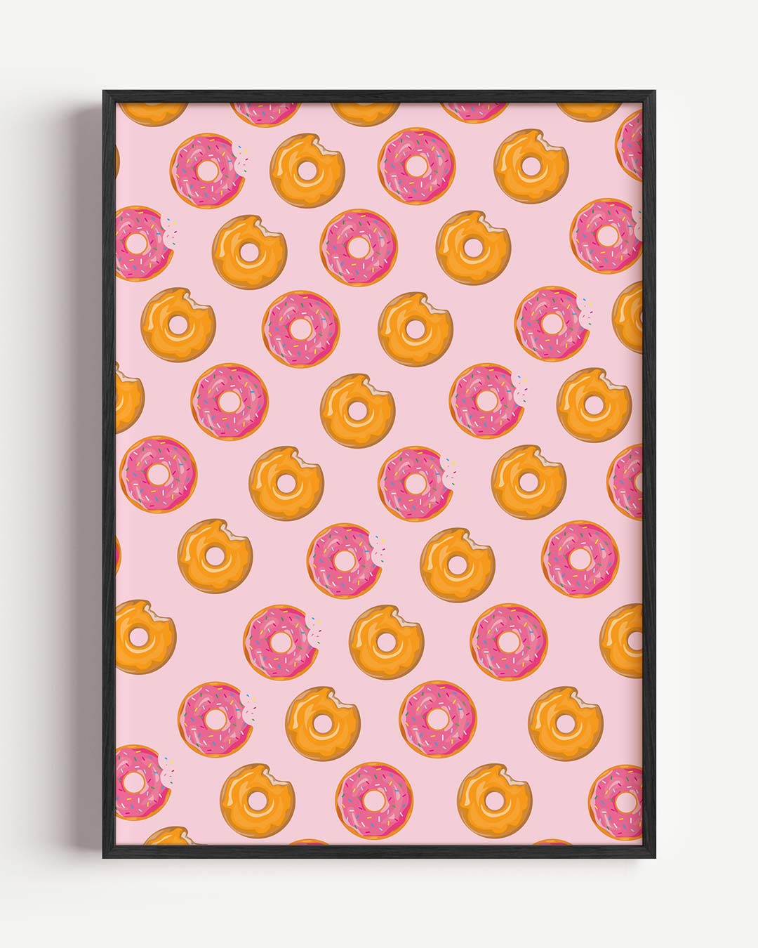 Smakelijke Donut Herhalingsposter-WallArtistic