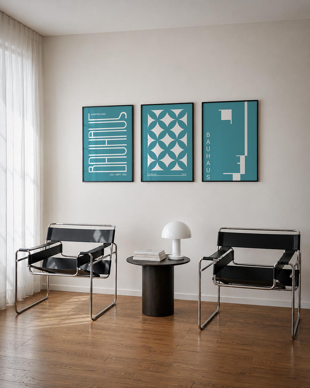 Lijnen en kleurvlakken Posterset