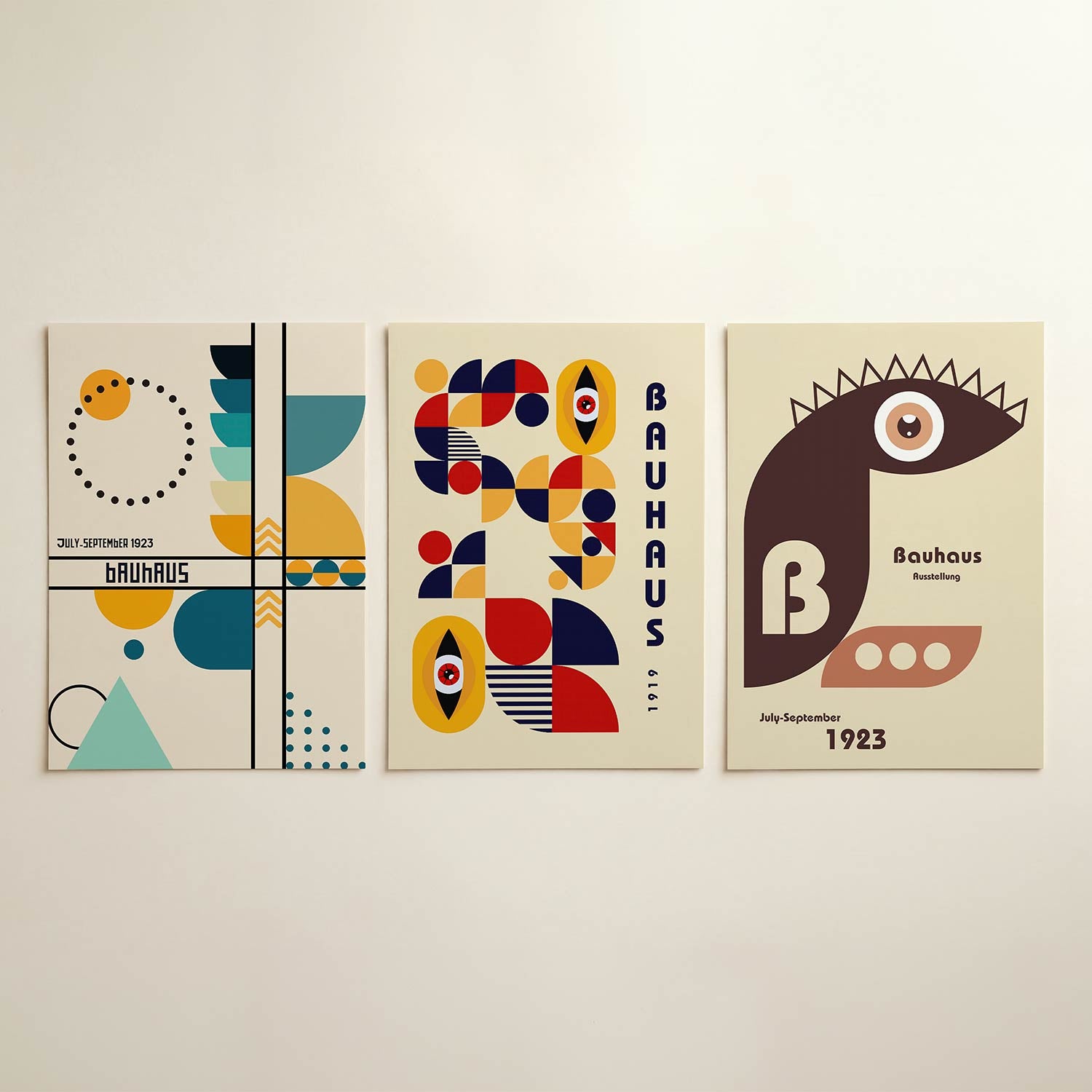 Vormen en vlakken Posterset