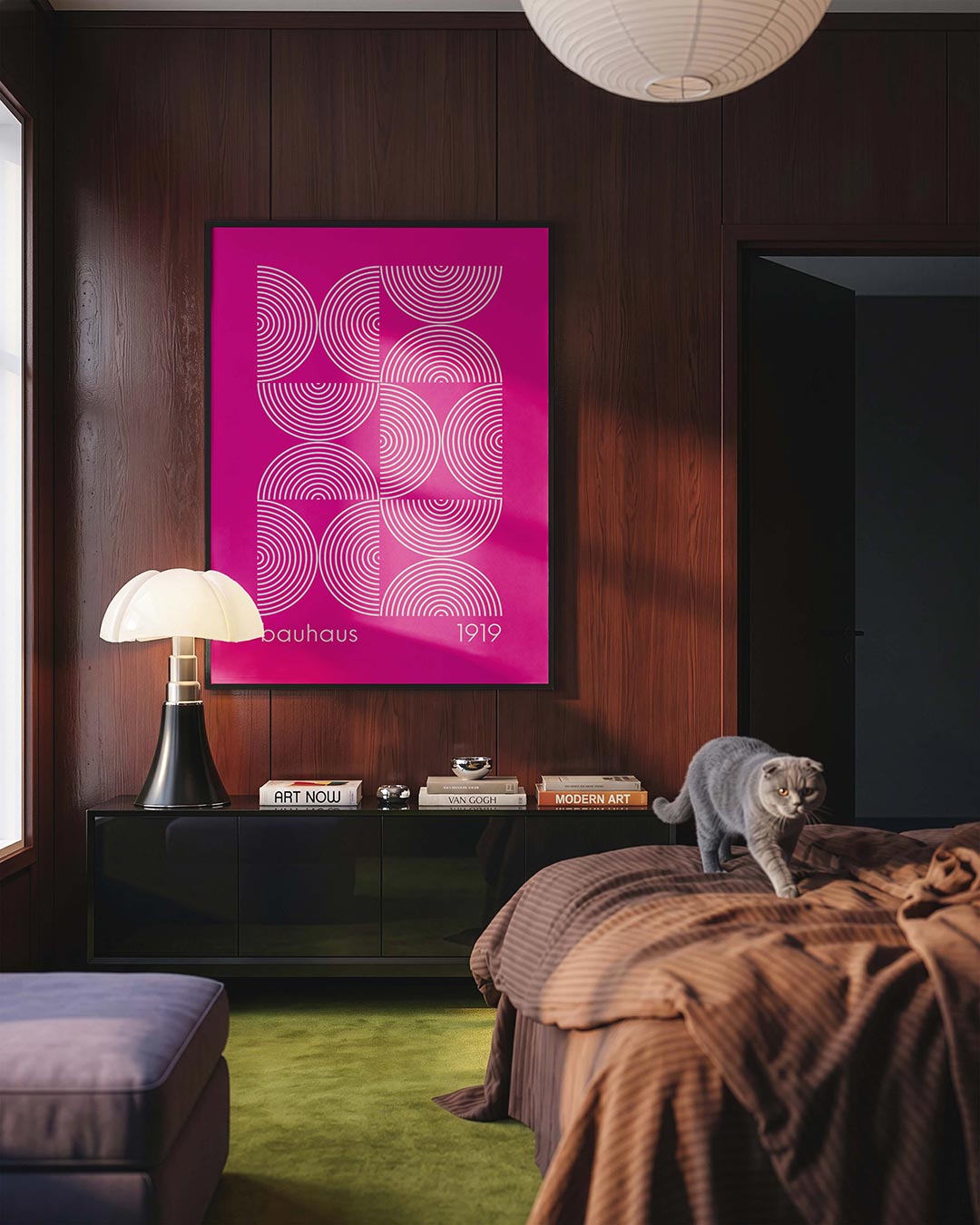 Cirkelpatroon harmonie Poster