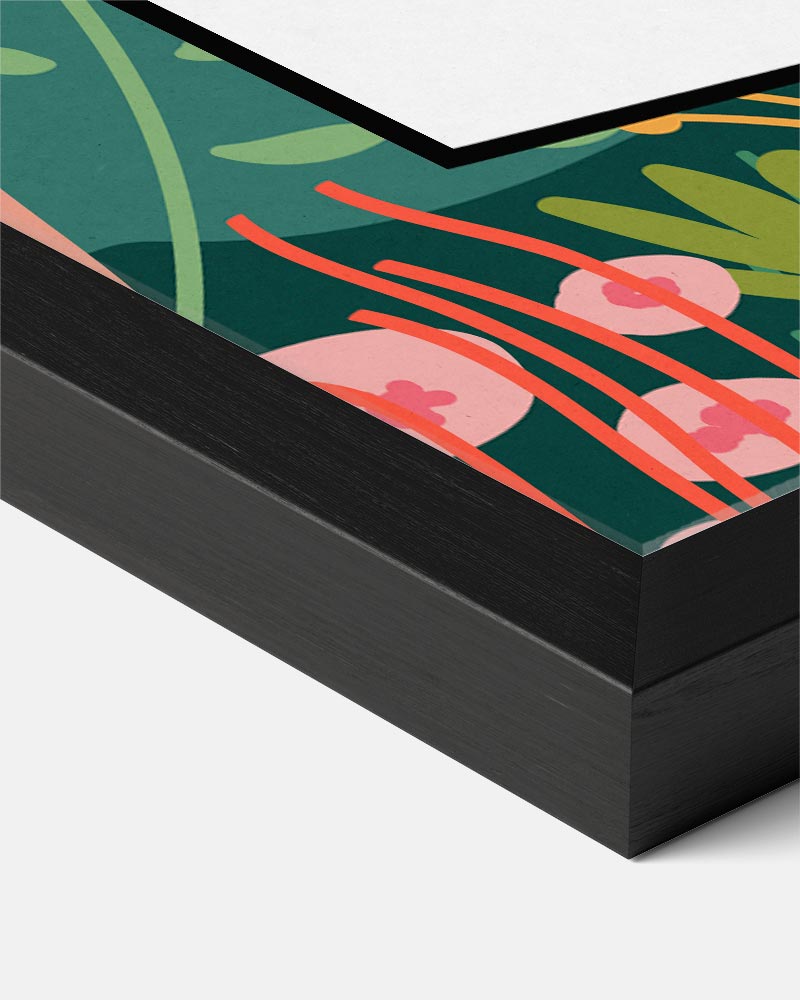 Speelse Jungle Dieren Poster-WallArtistic