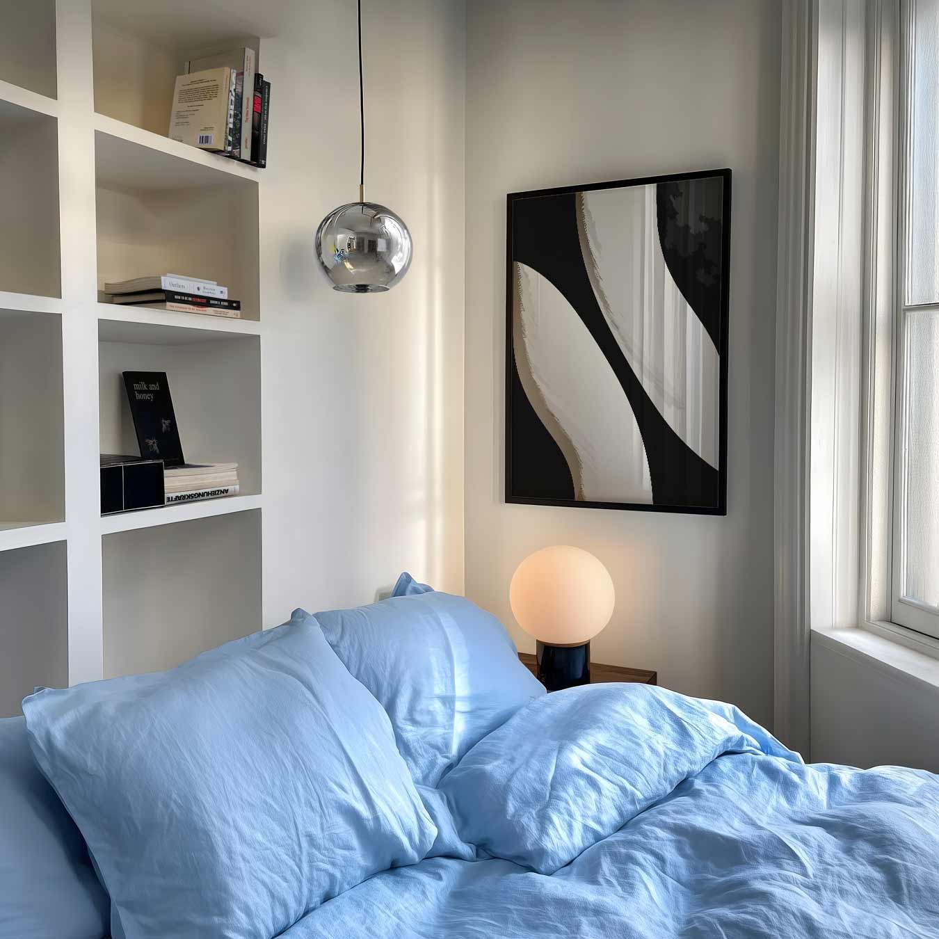 Strepen in Stijl Poster-WallArtistic