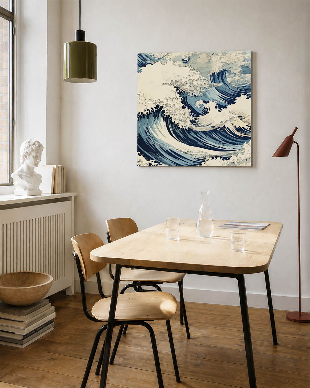 Dynamische golven Kunstwerk