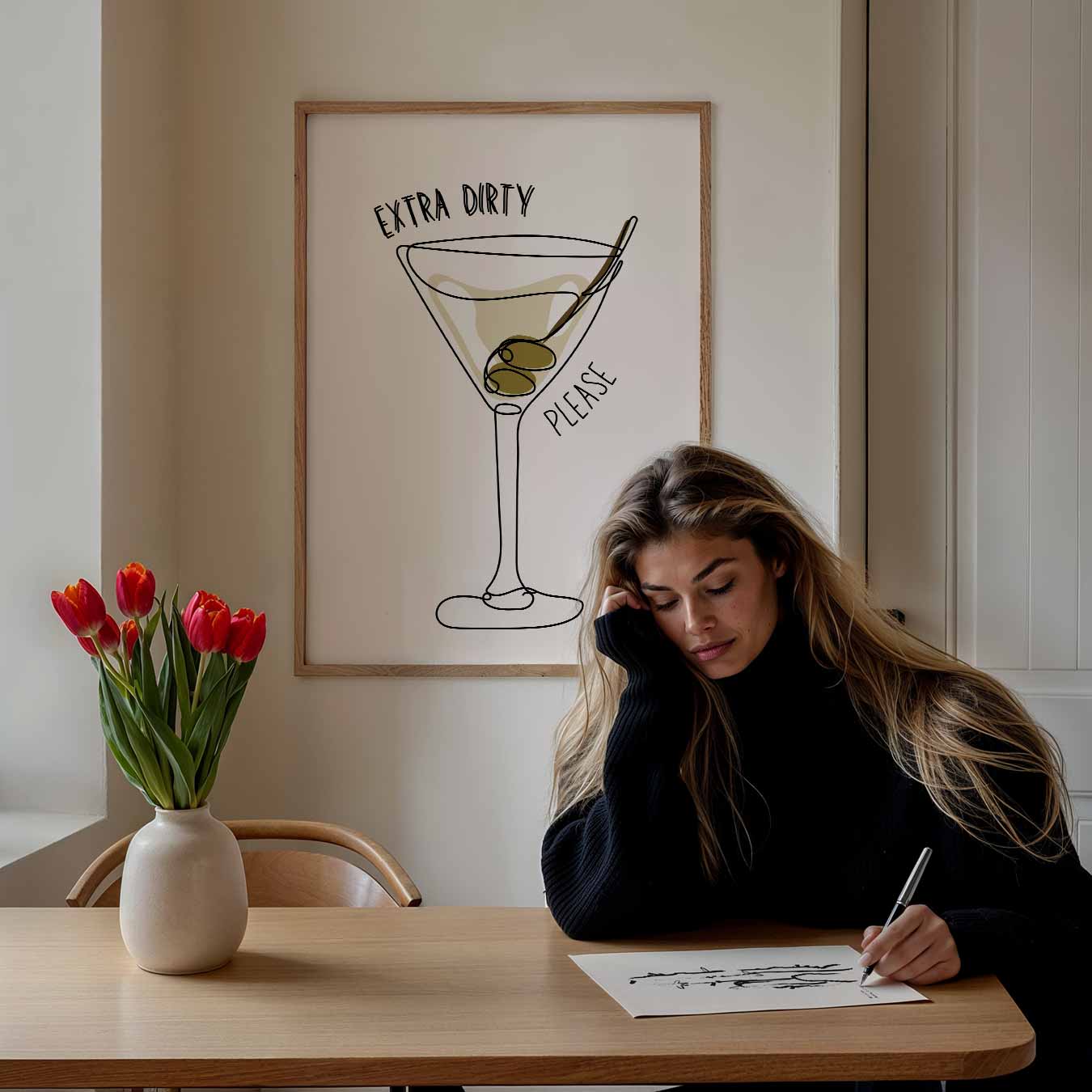 Extra Dirty Martini Poster-WallArtistic