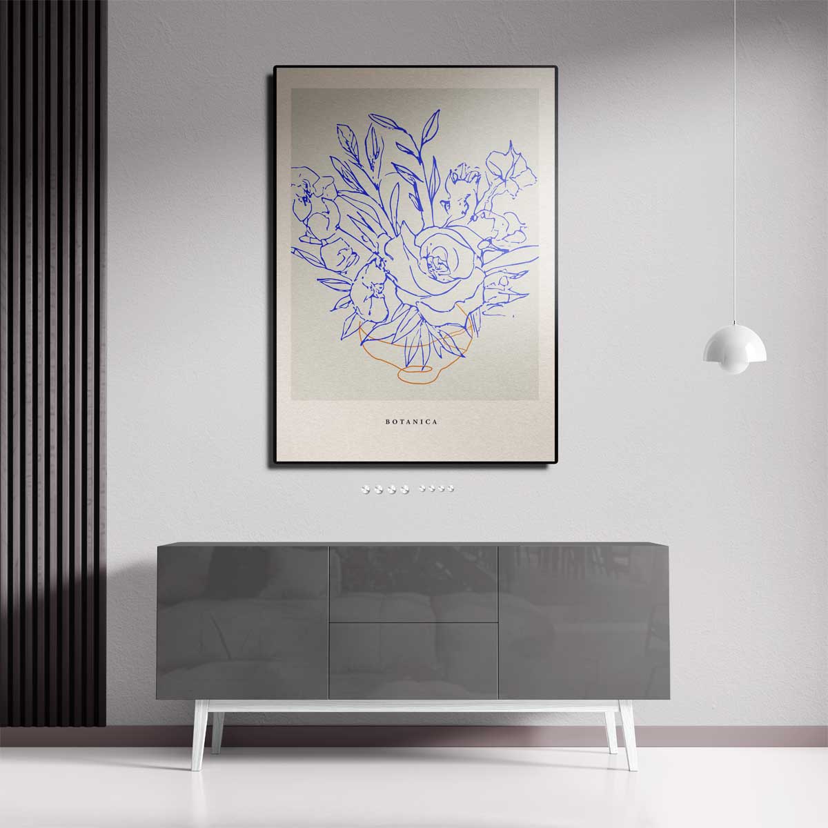 Botanica Bloemenschilderij Kunstwerk-canvas-dibond-plexiglas-wanddecoratie-WallArtistic
