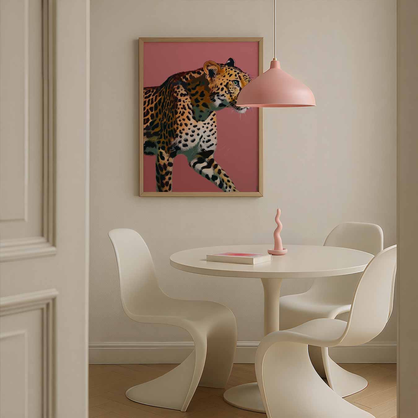 Safari Chic Luipaard Poster-WallArtistic