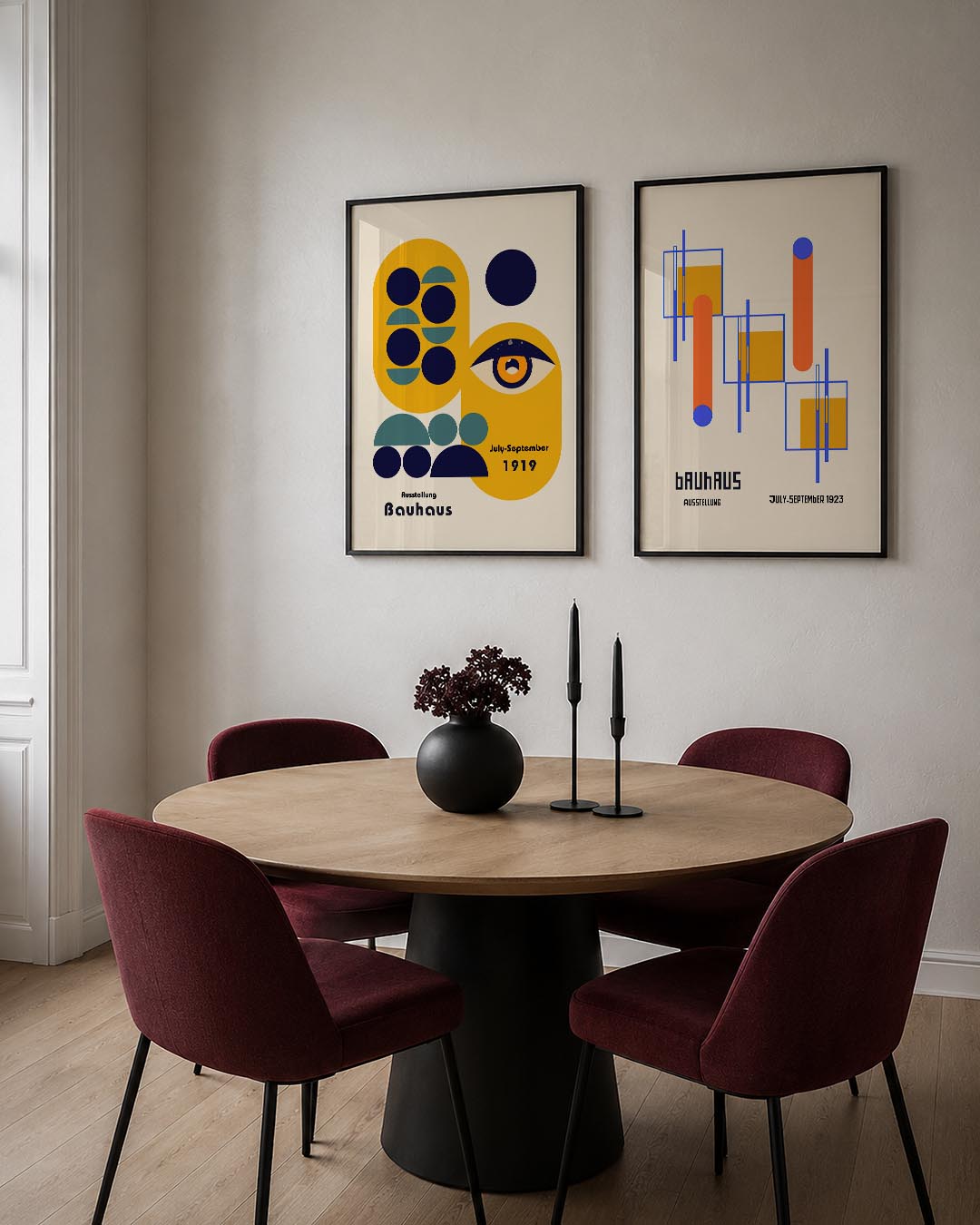 Vormen en kleurvlakken Posterset