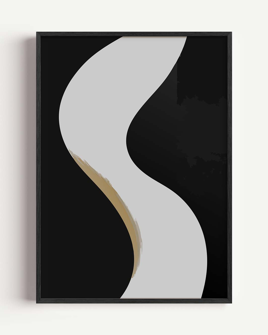 Elegante Abstracte Vorm Poster-WallArtistic